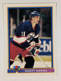1991-92 Bowman #206 Scott Arniel
