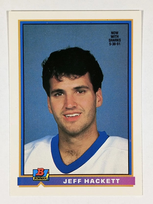 1991-92 Bowman #219 Jeff Hackett