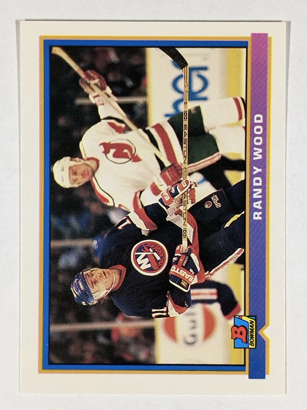 1991-92 Bowman #227 Randy Wood