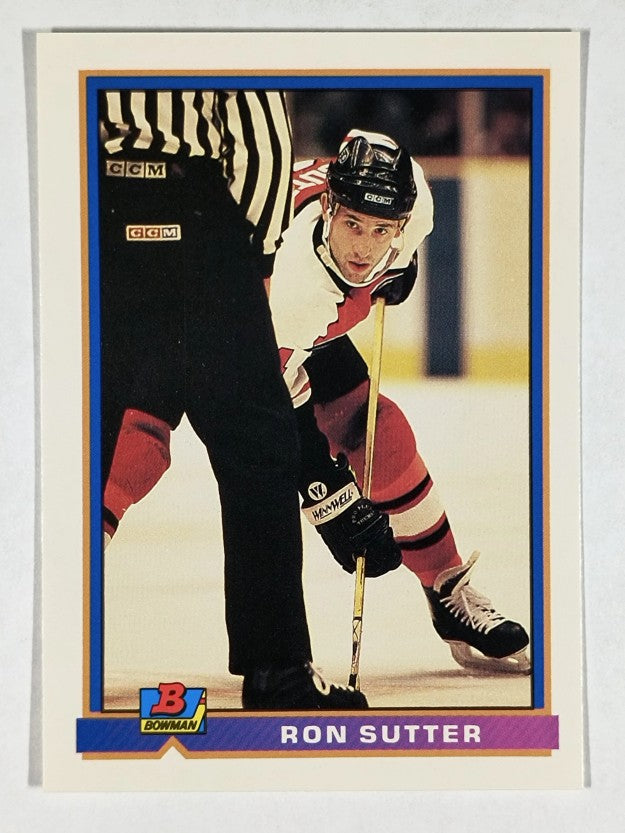 1991-92 Bowman #238 Ron Sutter