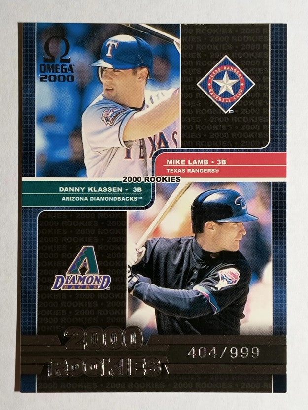 2000 Pacific Omega #237 Danny Klassen/Mike Lamb RC