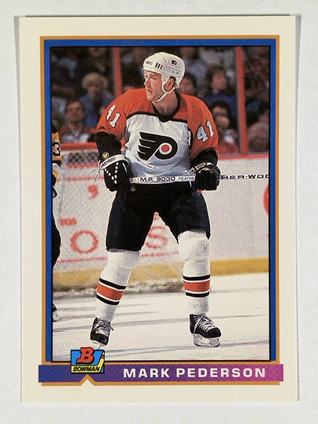 1991-92 Bowman #242 Mark Pederson