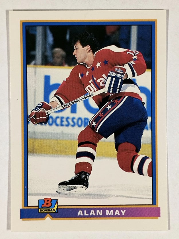 1991-92 Bowman #295 Alan May