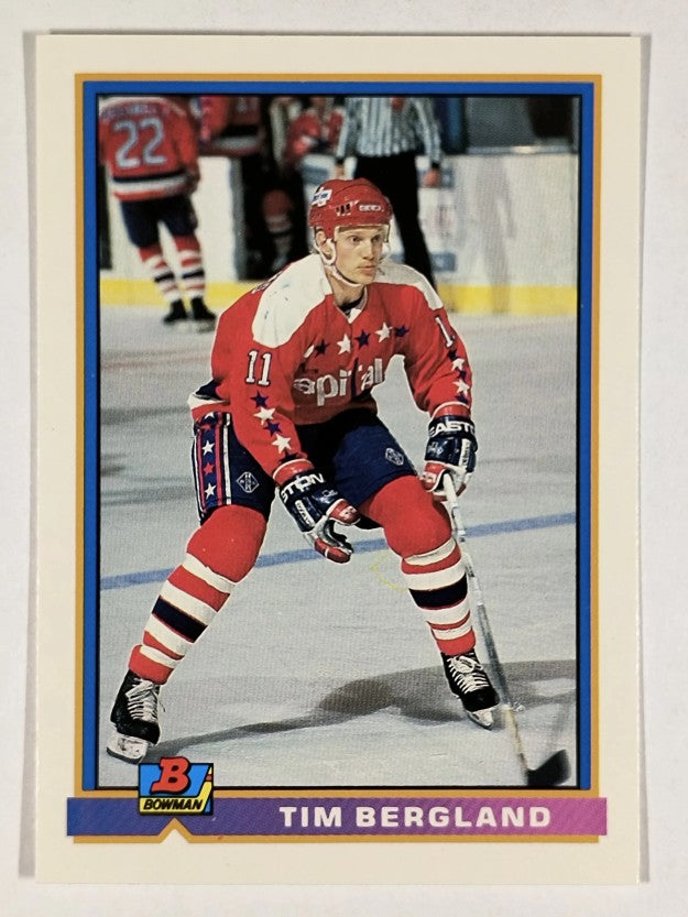1991-92 Bowman #297 Tim Bergland