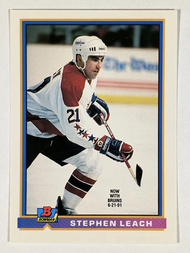 1991-92 Bowman #306 Stephen Leach