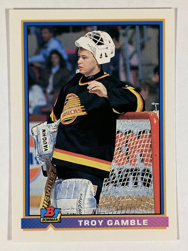 1991-92 Bowman #315 Troy Gamble