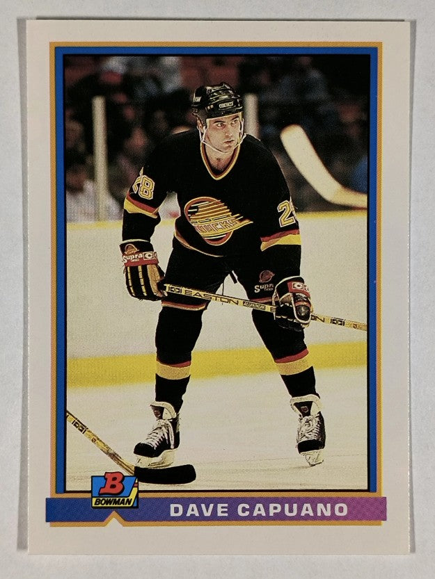 1991-92 Bowman #323 Dave Capuano