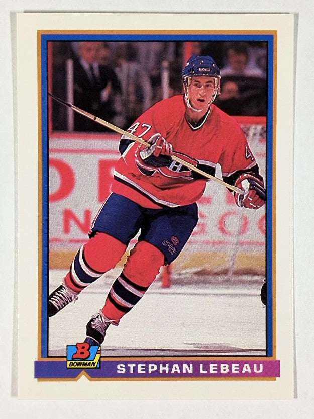1991-92 Bowman #333 Stephan Lebeau