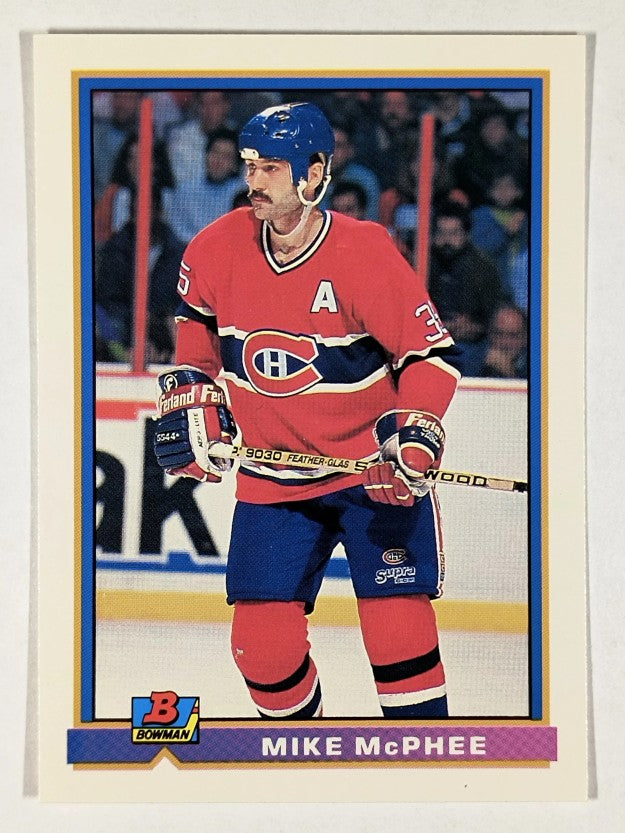 1991-92 Bowman #339 Mike McPhee
