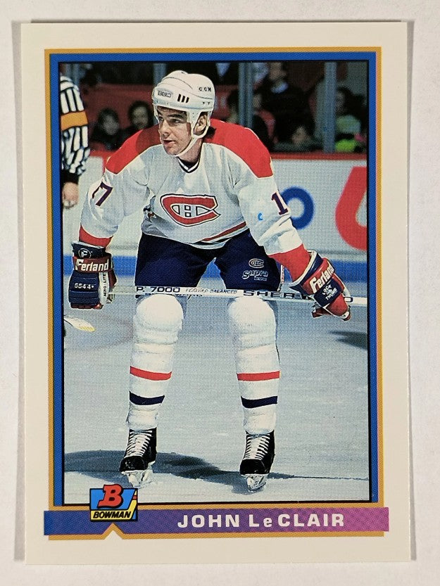 1991-92 Bowman #344 John LeClair RC