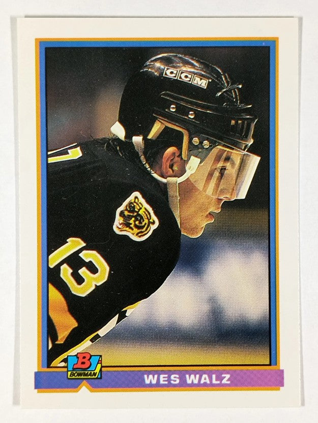 1991-92 Bowman #353 Wes Walz