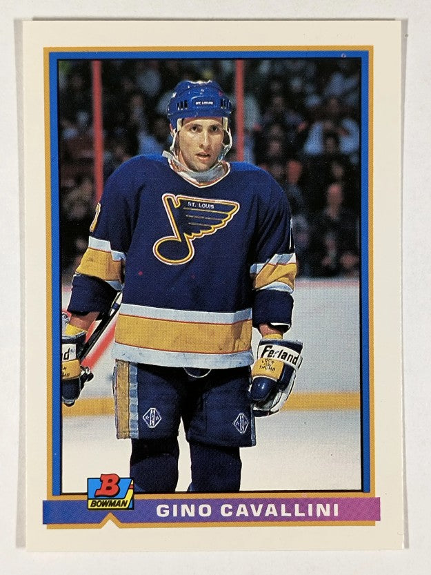 1991-92 Bowman #368 Gino Cavallini