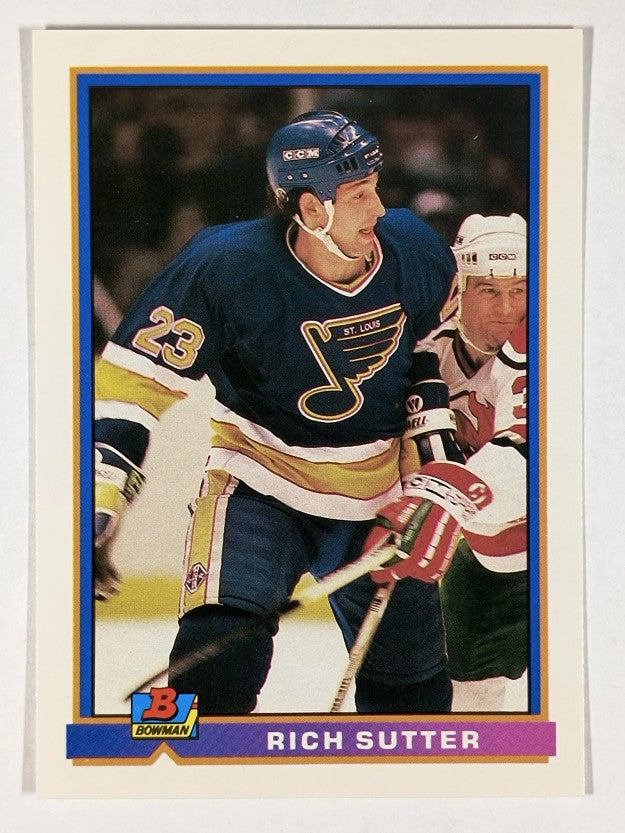 1991-92 Bowman #370 Rich Sutter