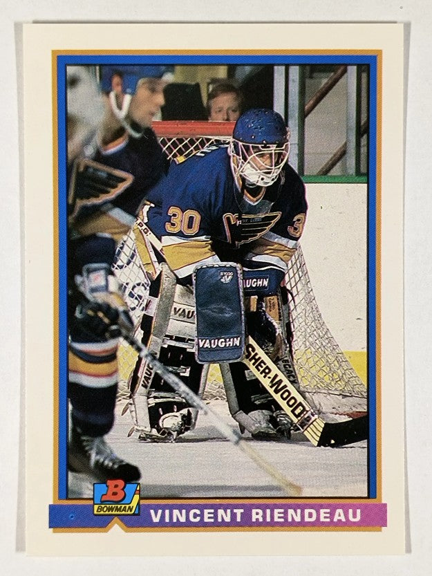 1991-92 Bowman #372 Vincent Riendeau