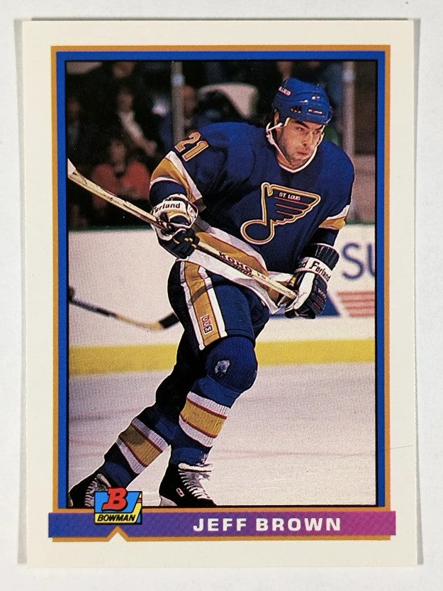 1991-92 Bowman #385 Jeff Brown