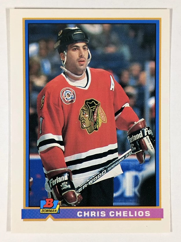 1991-92 Bowman #398 Chris Chelios