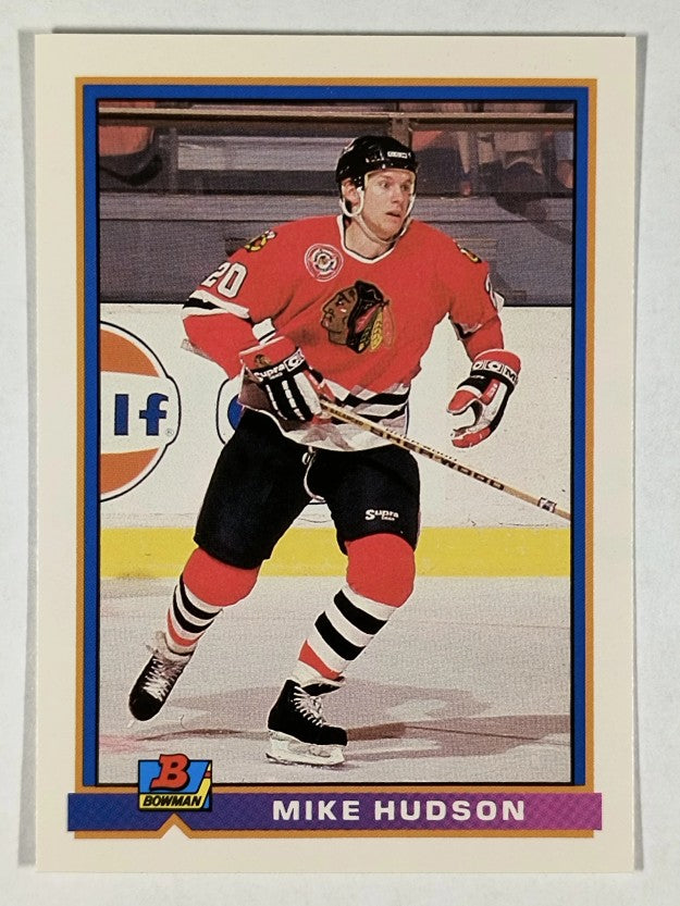 1991-92 Bowman #399 Mike Hudson