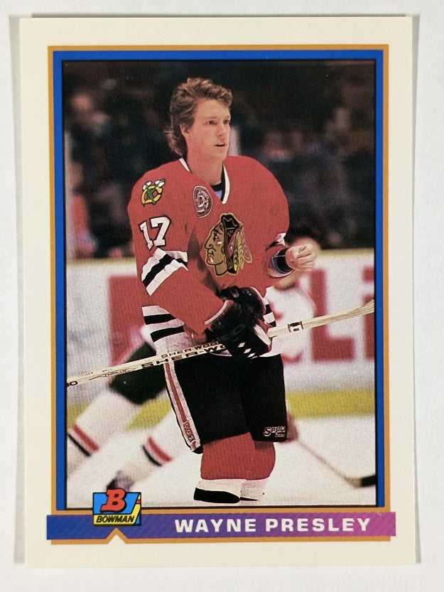 1991-92 Bowman #402 Wayne Presley