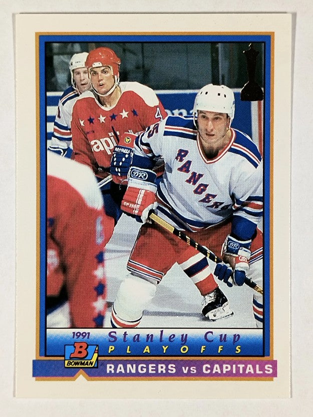 1991-92 Bowman #409 Rangers/Capitals