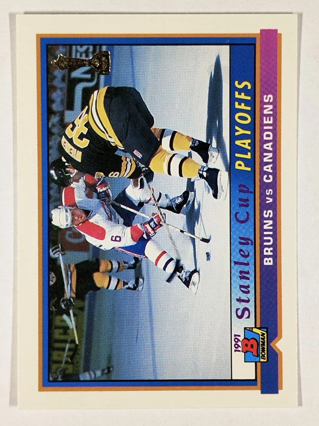 1991-92 Bowman #414 Bruins/Canadiens