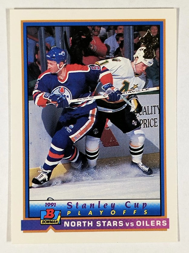 1991-92 Bowman #417 North Stars/Oilers