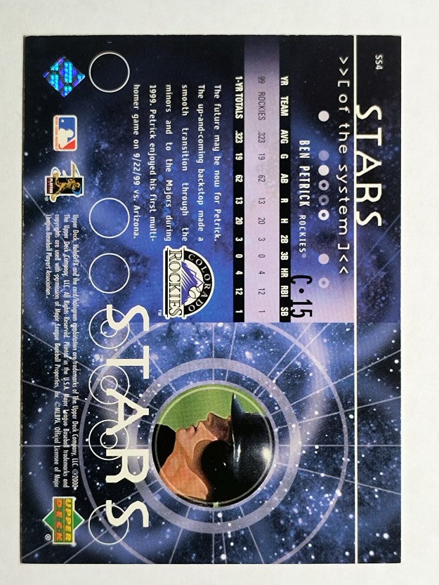 2000 Upper Deck HoloGrFX Stars of the System #SS4 Ben Petrick
