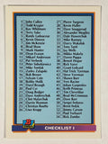 1991-92 Bowman #426 Checklist 1-108