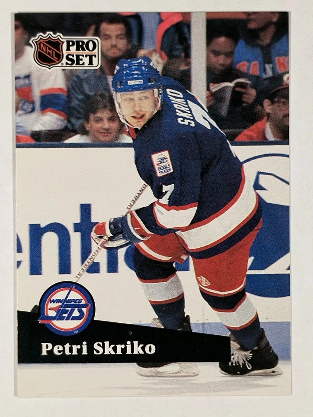 1991-92 Pro Set #517 Petri Skriko