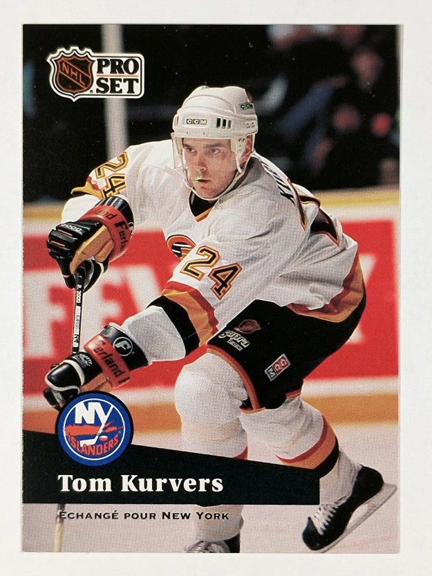 1991-92 Pro Set French #244 Tom Kurvers