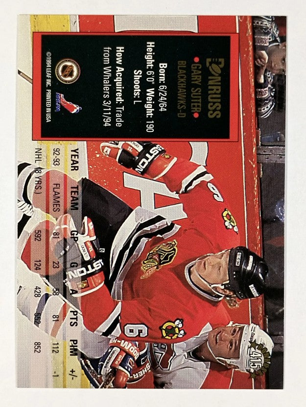 1993-94 Donruss #415 Gary Suter