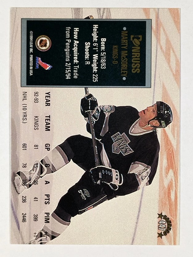 1993-94 Donruss #447 Marty McSorley