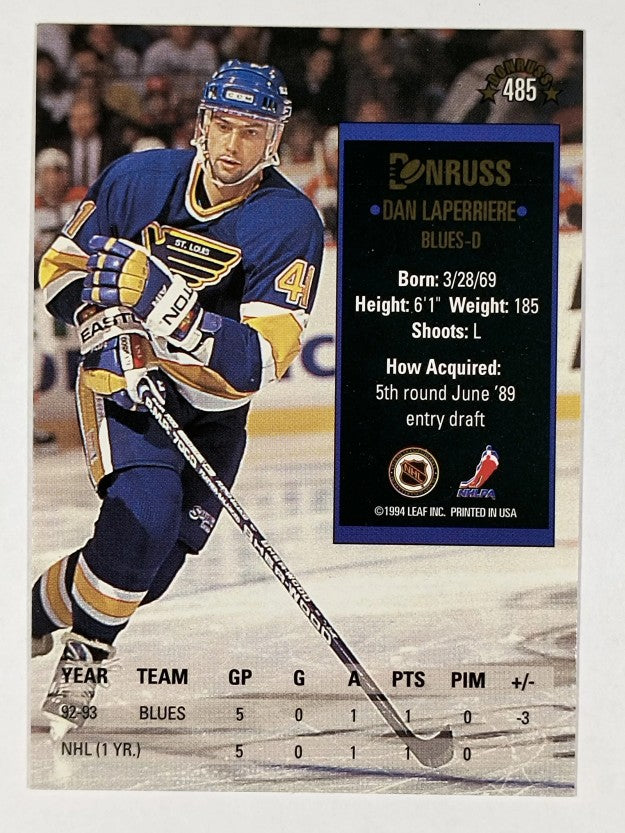 1993-94 Donruss #485 Daniel Laperrire