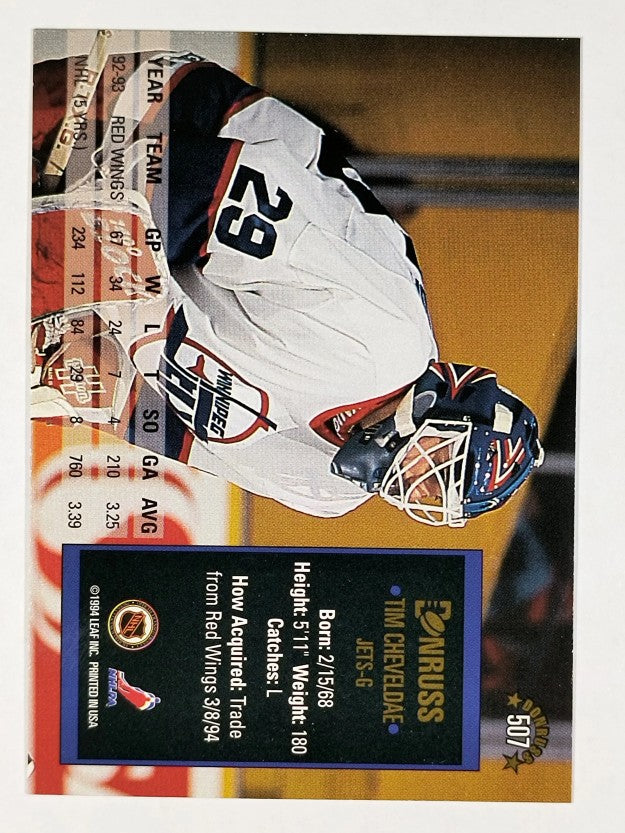 1993-94 Donruss #507 Tim Cheveldae