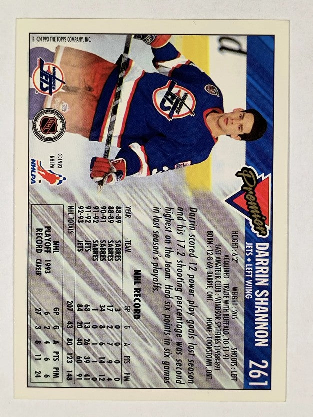 1993-94 Topps Premier Gold #261 Darrin Shannon