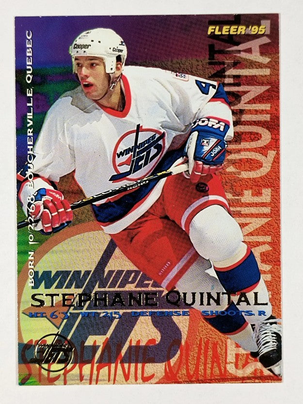 1994-95 Fleer #244 Stephane Quintal