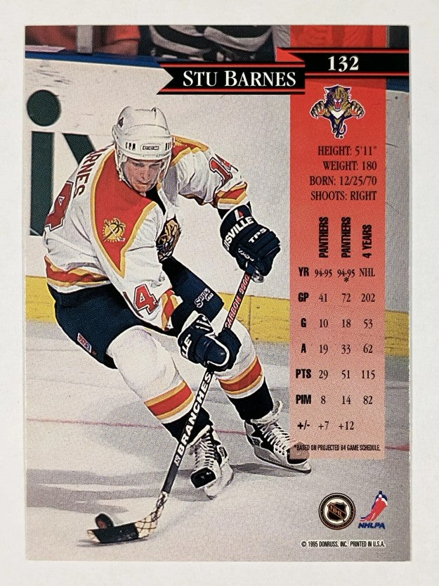 1995-96 Donruss #132 Stu Barnes