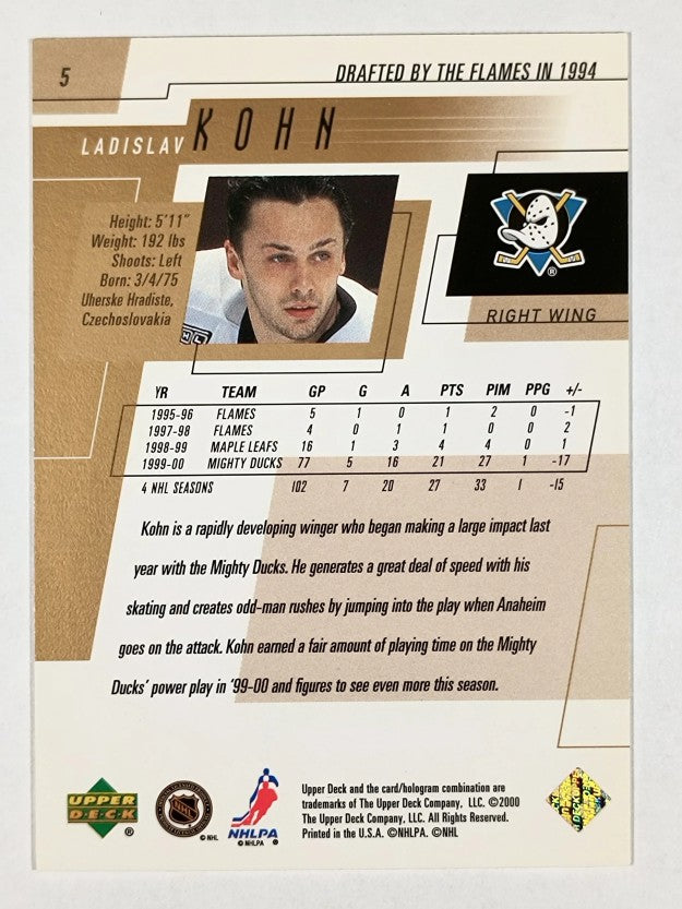 2000-01 Upper Deck #5 Ladislav Kohn