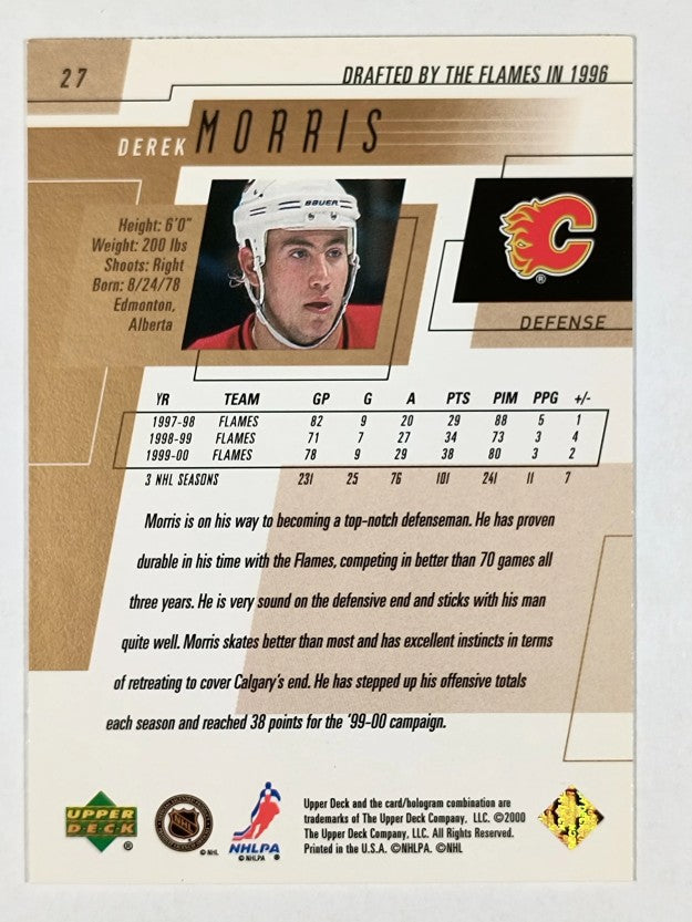 2000-01 Upper Deck #27 Derek Morris