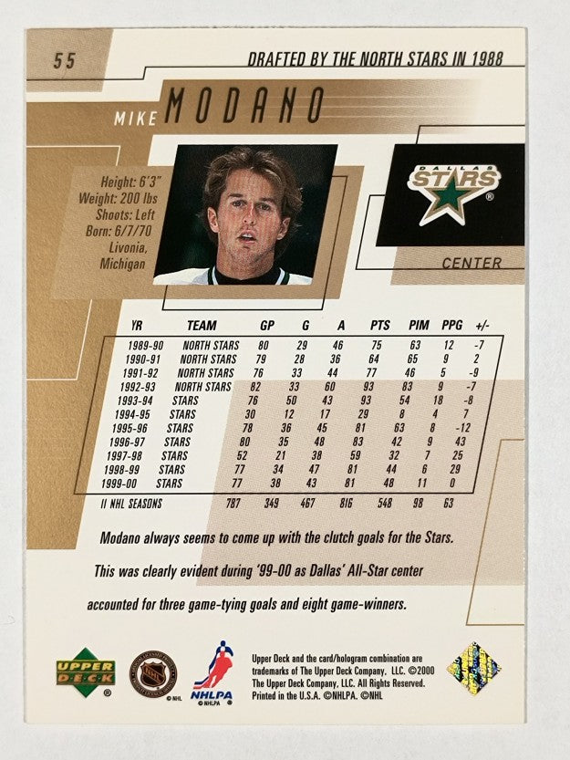 2000-01 Upper Deck #55 Mike Modano