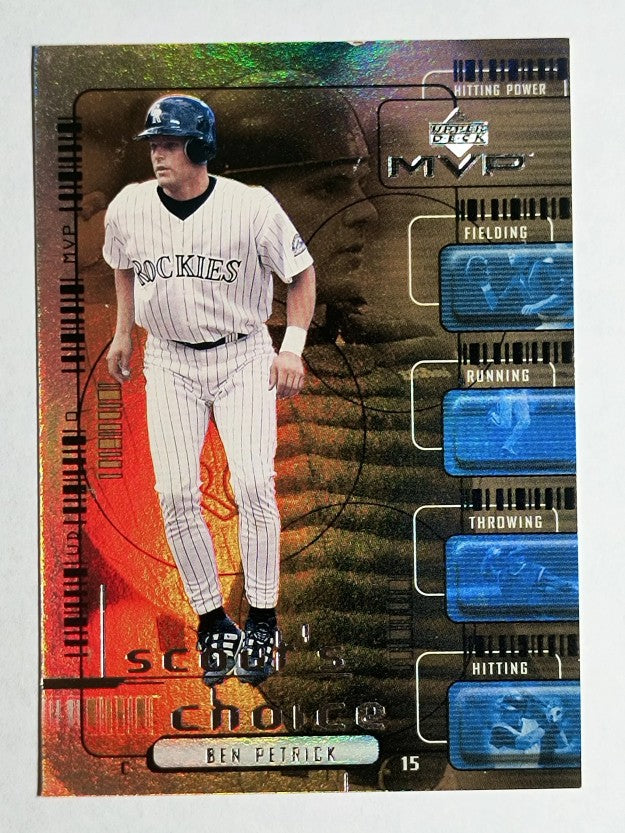 2000 Upper Deck MVP Scout's Choice #SC9 Ben Petrick