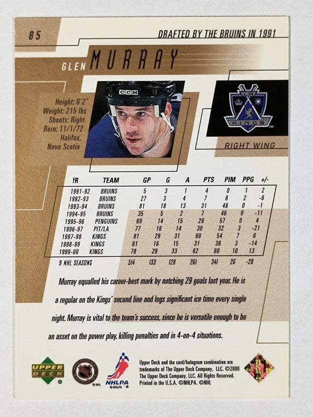 2000-01 Upper Deck #85 Glen Murray