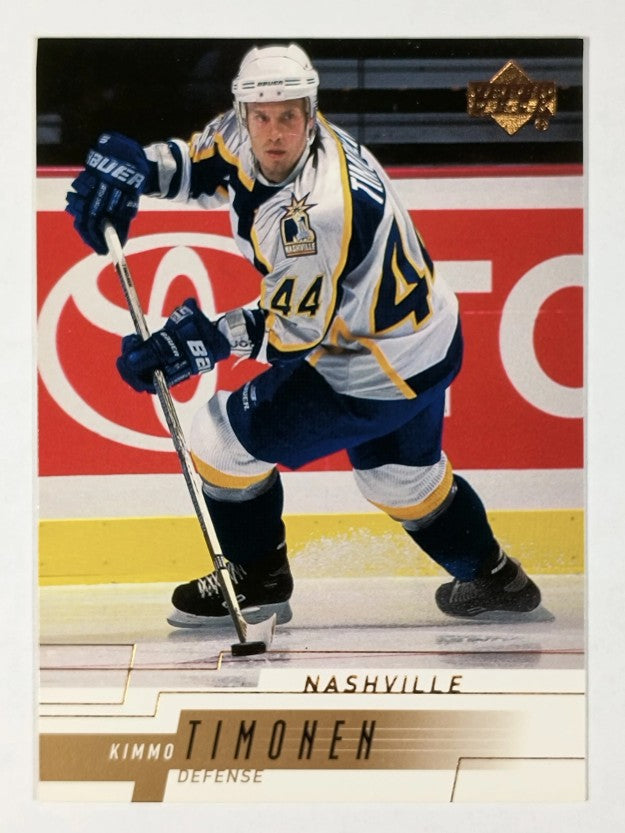2000-01 Upper Deck #101 Kimmo Timonen