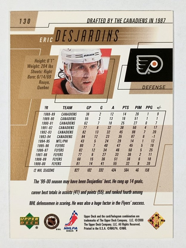 2000-01 Upper Deck #130 Eric Desjardins