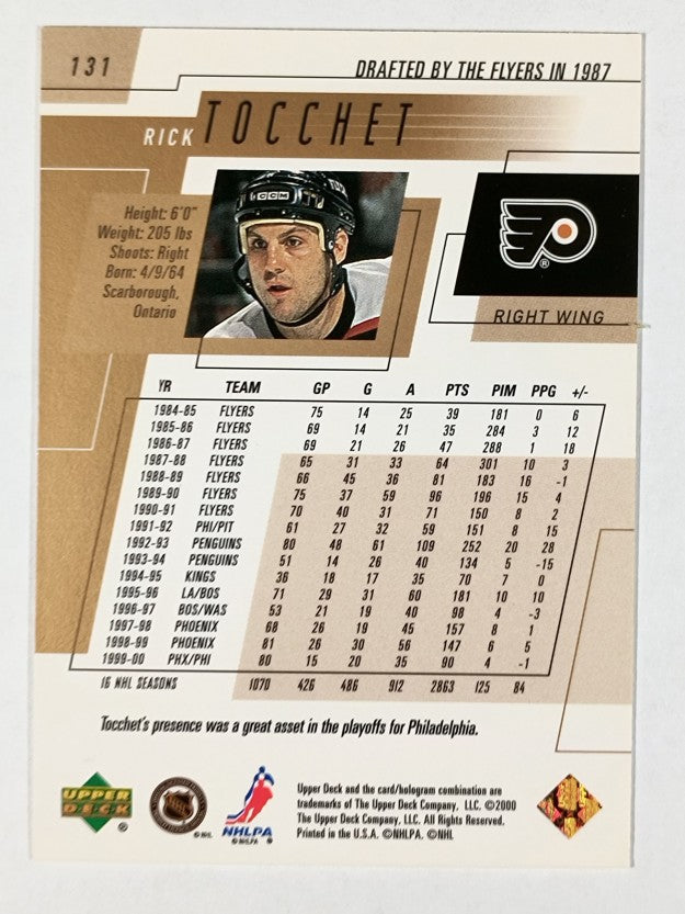 2000-01 Upper Deck #131 Rick Tocchet