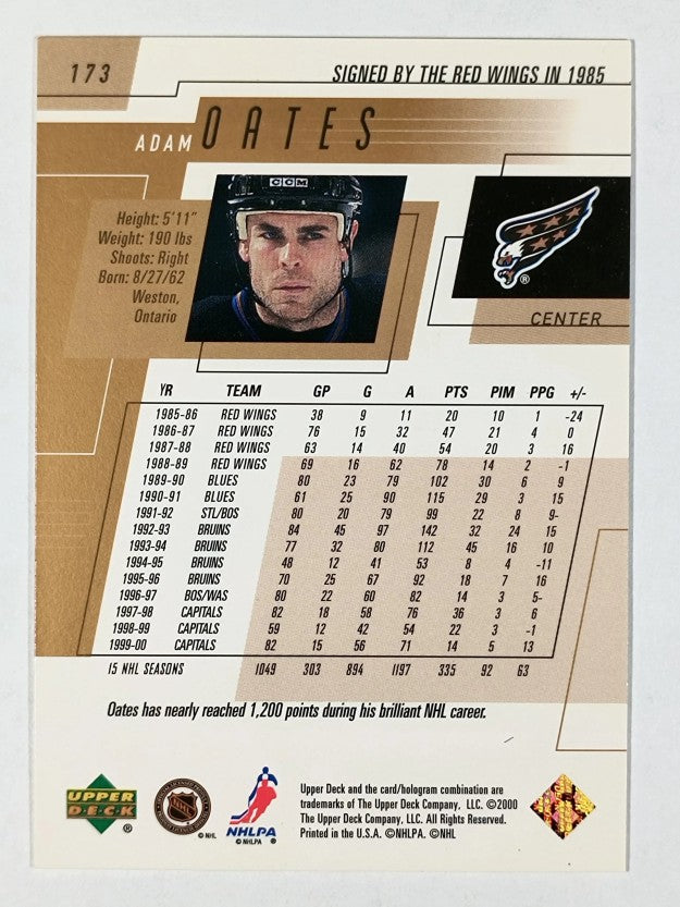 2000-01 Upper Deck #173 Adam Oates