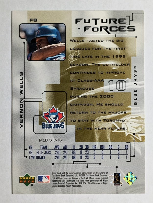 2000 Upper Deck Pros and Prospects Future Forces #F8 Vernon Wells