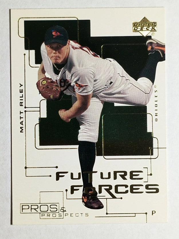 2000 Upper Deck Pros and Prospects Future Forces #F9 Matt Riley