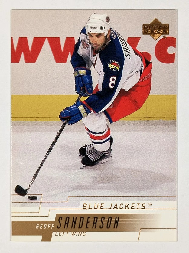 2000-01 Upper Deck #279 Geoff Sanderson