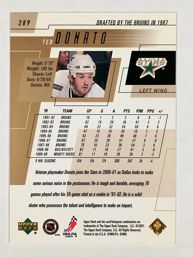 2000-01 Upper Deck #289 Ted Donato