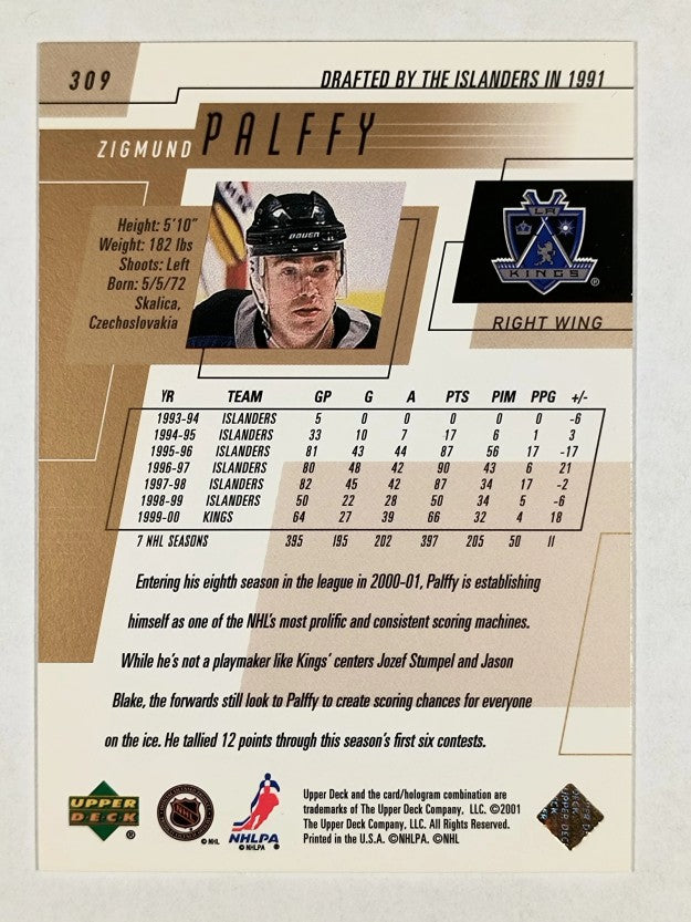 2000-01 Upper Deck #309 Zigmund Palffy